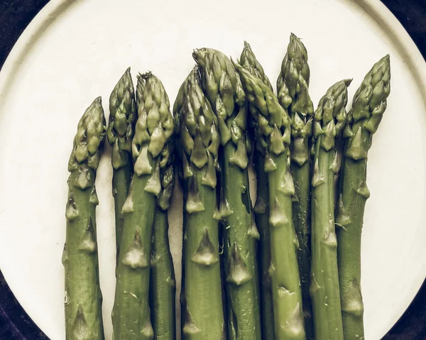 Asparagus vegetable vintage desaturated — Stock Photo, Image