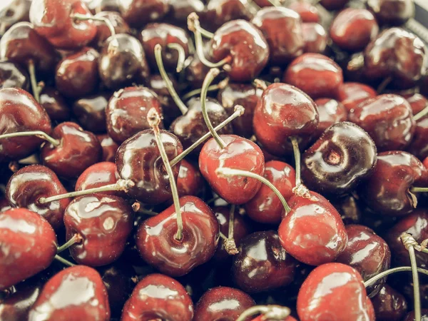 Cherry fruit vintage desaturated — Stock Photo, Image