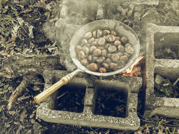 Barbecue image vintage désaturé — Photo