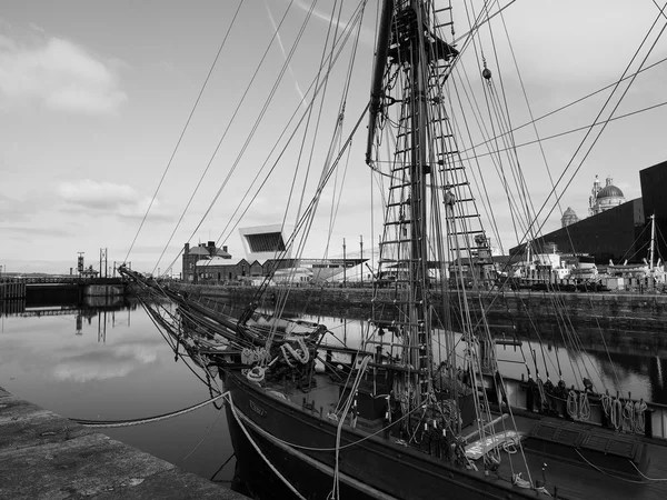 Albert Dock en Liverpool — Foto de Stock