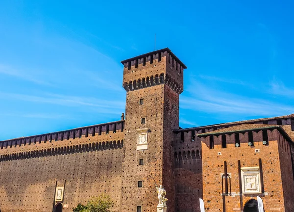 Castello Sforzesco Milan HDR — Stockfoto