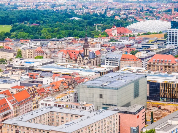 Leipzig vue aérienne HDR — Photo