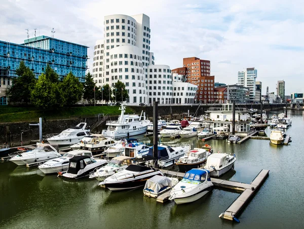 Duesseldorf harbour Germany HDR — Stock Photo, Image