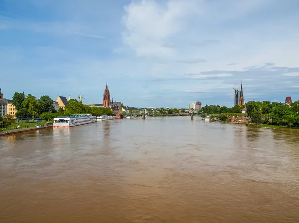 Frankfurt nad Menem, Niemcy Hdr — Zdjęcie stockowe