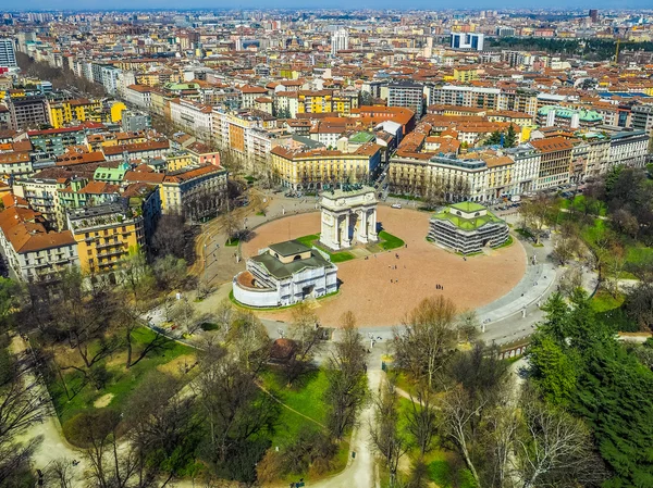 Vista aérea de Milán HDR —  Fotos de Stock
