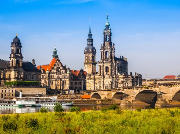 Dresden Hofkirche HDR — Fotografia de Stock