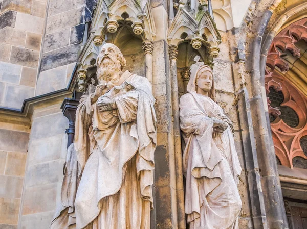 Thomaskirche Leipzig HDR — Stockfoto