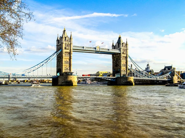 Ponte da torre Londres Hdr — Fotografia de Stock