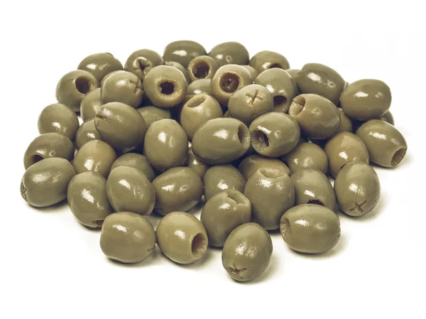 Olive verdi annata desaturata — Foto Stock