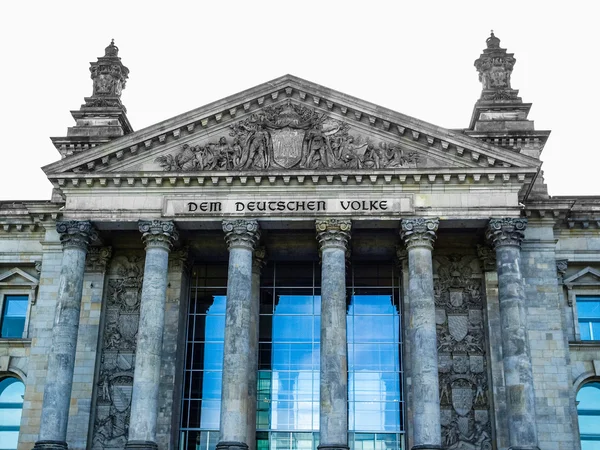 Berlin Reichstag HDR — Zdjęcie stockowe