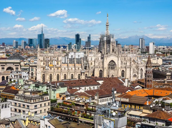 Duomo di Milano Catedral de Milán HDR —  Fotos de Stock