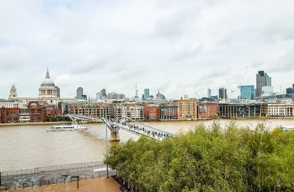 Rio Tâmisa em Londres HDR — Fotografia de Stock