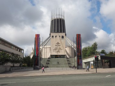 Metropolitan Cathedral in Liverpool clipart