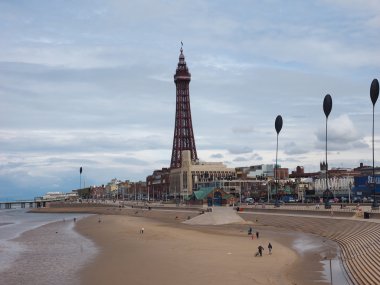Zevk plaj ve Blackpool Tower
