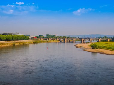 Elbe Nehri Dresden HDR
