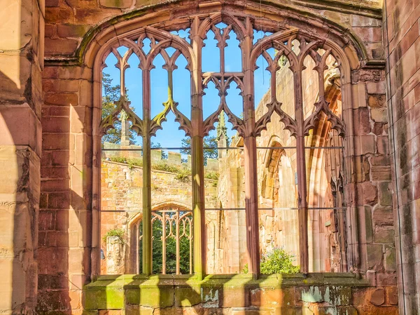 Coventry Cathedral ruins HDR — Stock Photo, Image