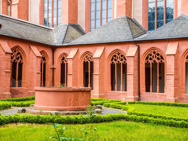 St Stephan kyrka Mainz HDR — Stockfoto