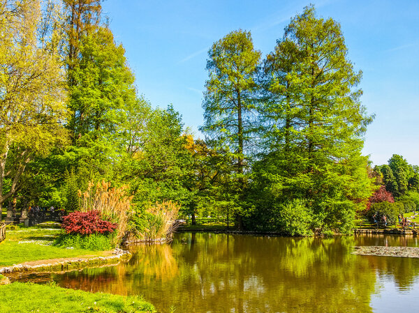 Parco Sempione in Milan HDR