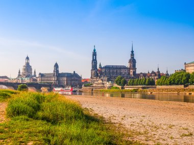 Elbe Nehri Dresden HDR