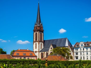 St Elizabeth church in Darmstadt HDR clipart