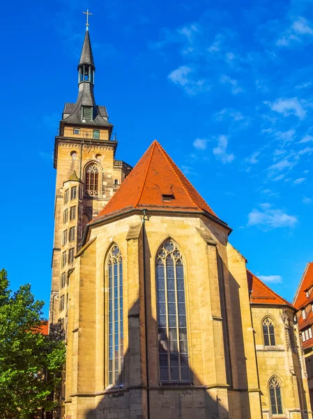 Kostelu Stiftskirche, Stuttgart Hdr — Stock fotografie