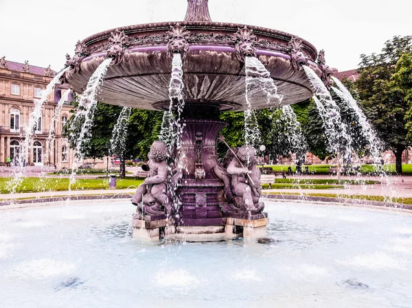 Schlossplatz (Castle Square) Stuttgart HDR — Stok fotoğraf