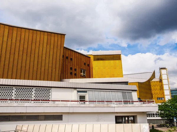 Berliner Philharmonie HDR — Stockfoto