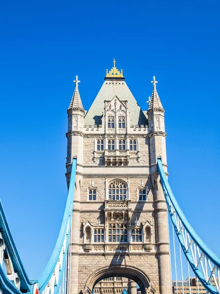 Λονδίνο Hdr του Tower Bridge — Φωτογραφία Αρχείου