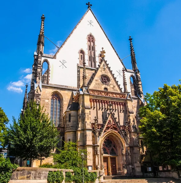 Thomaskirche Lipsko Hdr — Stock fotografie