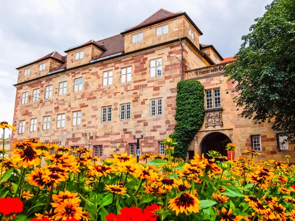 Altes Schloss (Castillo Viejo), Stuttgart HDR — Foto de Stock