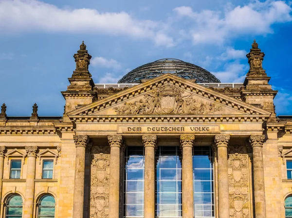 Reichstag Berlin HDR — Stock Photo, Image