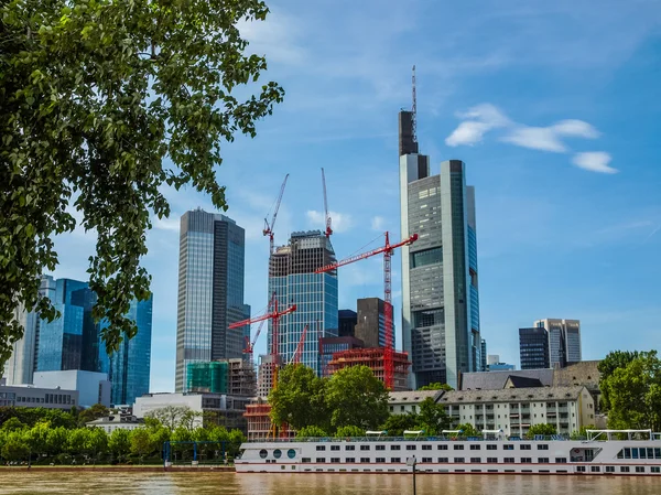 Frankfurt, Německo Hdr — Stock fotografie