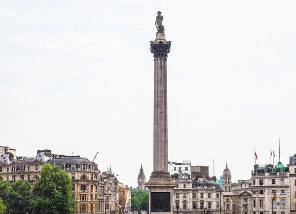 Trafalgar Square i London Hdr — Stockfoto
