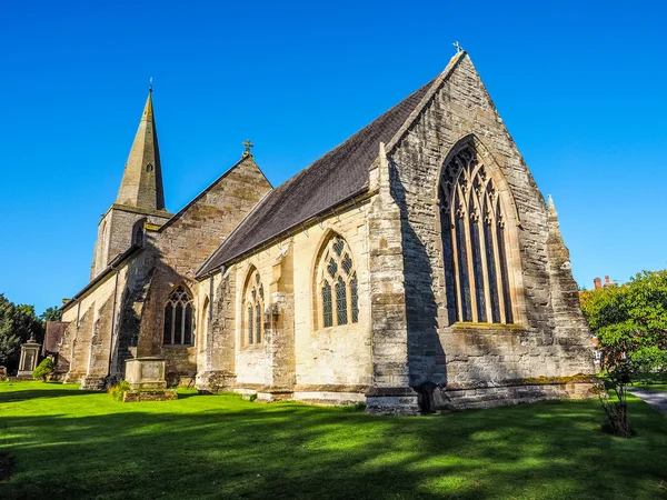 Kerk van St Mary Magdalene in Tanworth in Arden Hdr — Stockfoto