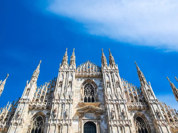 Duomo, Milão HDR — Fotografia de Stock