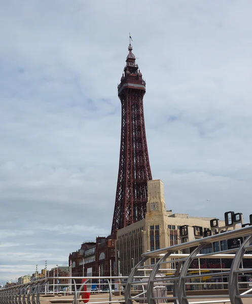 Blackpool Tower am Vergnügungsstrand in Blackpool — Stockfoto