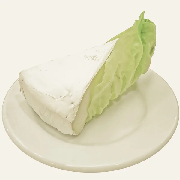 Винтажный сыр обессыщенный — стоковое фото