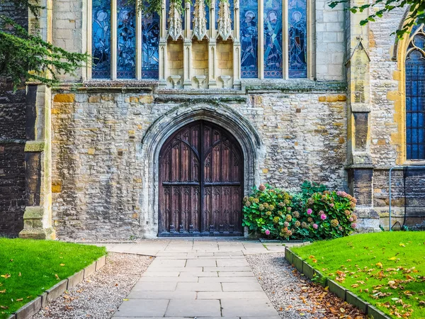 Iglesia de la Santísima Trinidad en Stratford upon Avon HDR — Foto de Stock