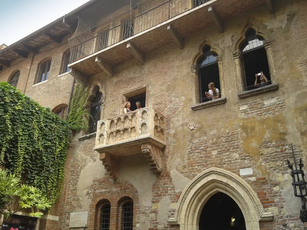 Huis van Julia in Verona — Stockfoto