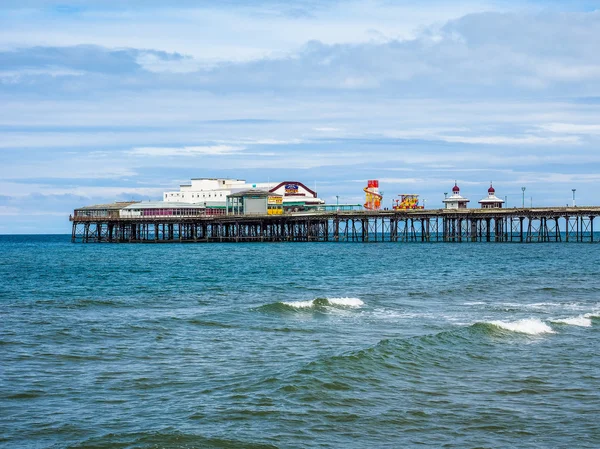 Playa del placer en Blackpool hdr —  Fotos de Stock