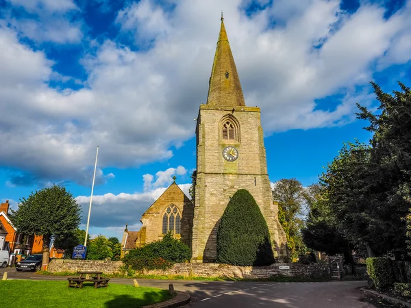 Église Sainte-Marie-Madeleine à Tanworth en Arden HDR — Photo