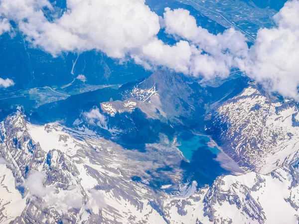 Gletsjer van de Alpen Hdr — Stockfoto