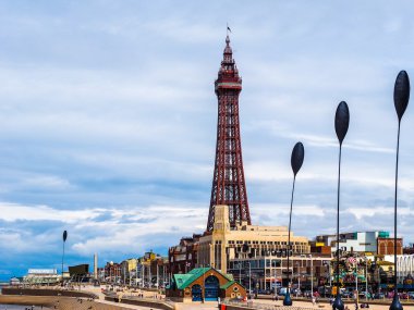 Blackpool Pleasure Beach Blackpool HDR kule
