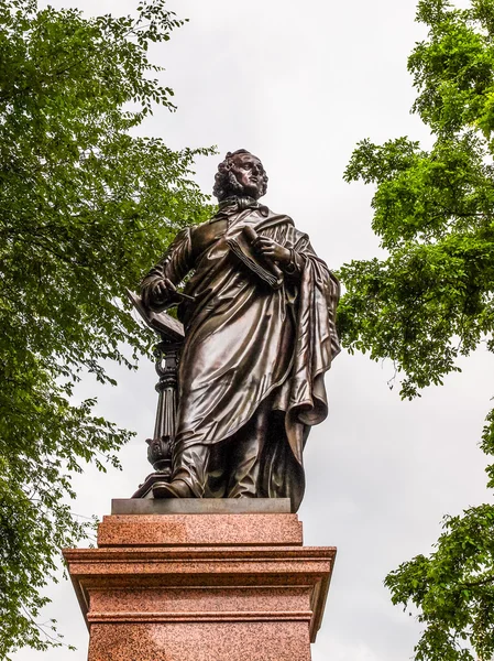 Hdr de Denkmal Leipzig Mendelssohn — Fotografia de Stock