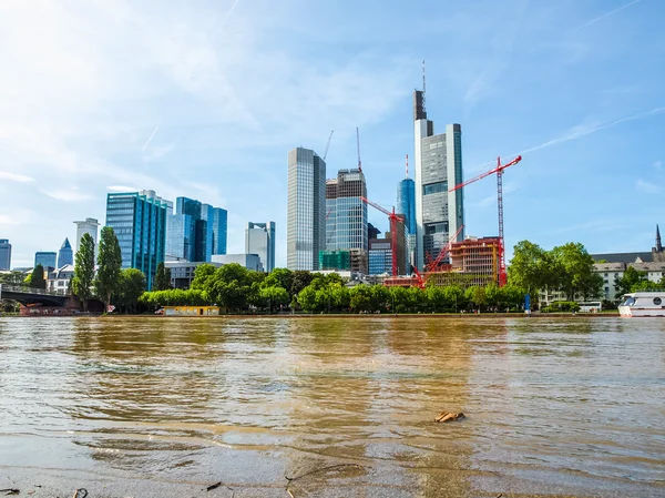 Frankfurt, Tyskland HDR – stockfoto