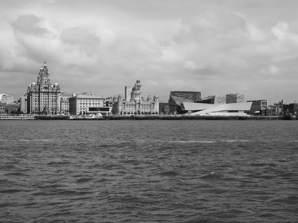 Primera línea de mar en Liverpool — Foto de Stock