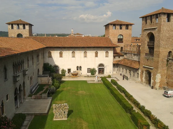 베로나에서 Castelvecchio 오래 된 성 — 스톡 사진