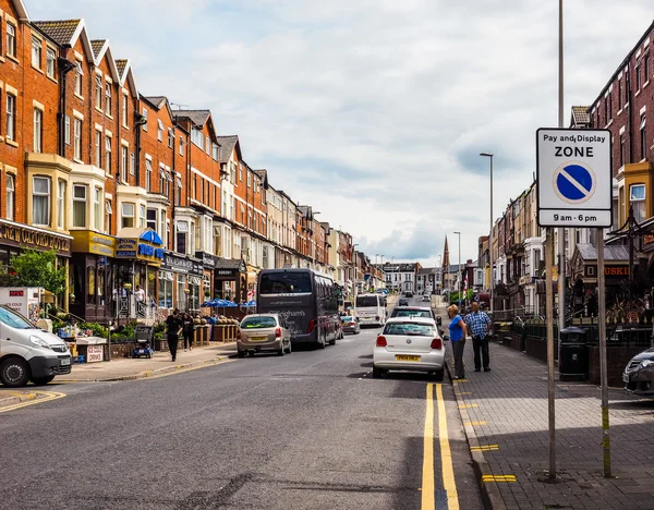 Pohled na Blackpool hdr — Stock fotografie