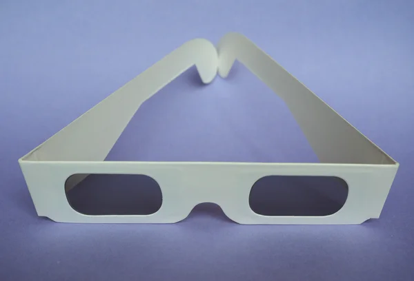 Occhiali 3D usa e getta per film — Foto Stock