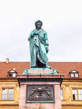 Schiller heykel, Stuttgart Hdr